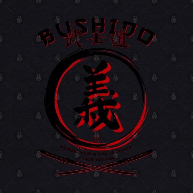 Seven Virtues of BUSHIDO - GI - Martial Arts Kung-Fu by 8 Fists of Tees